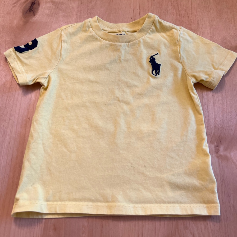 Boys Ralph Lauren rugby style t shirt